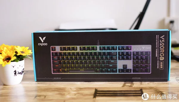水中玩乐，雷柏V520RGB合金版防水机械键盘开箱体验(图1)