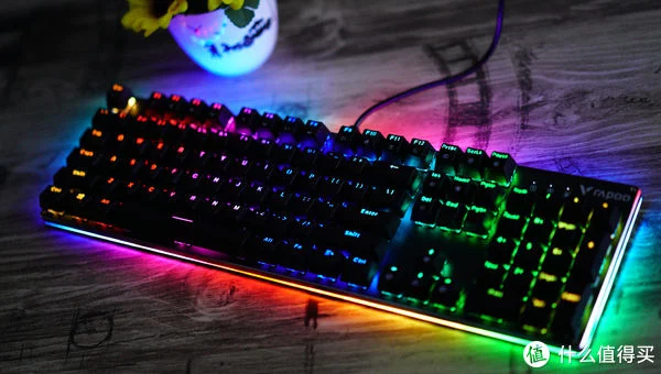 水中玩乐，雷柏V520RGB合金版防水机械键盘开箱体验(图22)