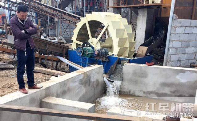 沙子含泥量高、杂质多怎么办？快使用轮斗式洗砂机(图3)