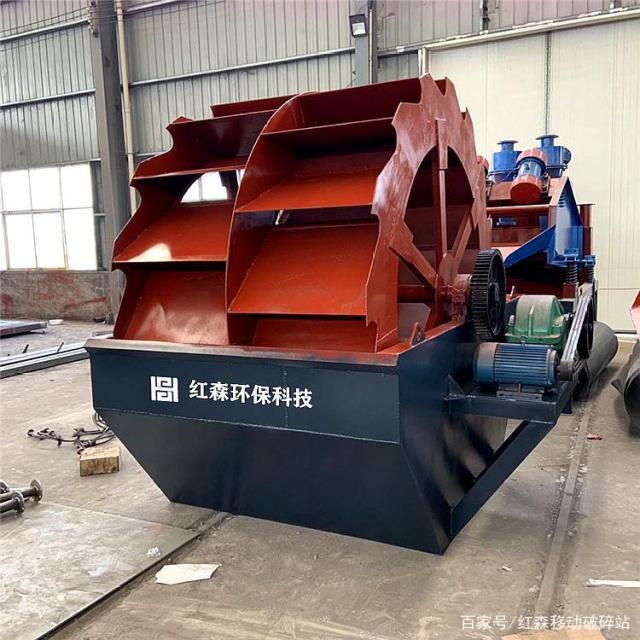 轮式洗砂机是砂石生产线中的“宠儿”(图2)