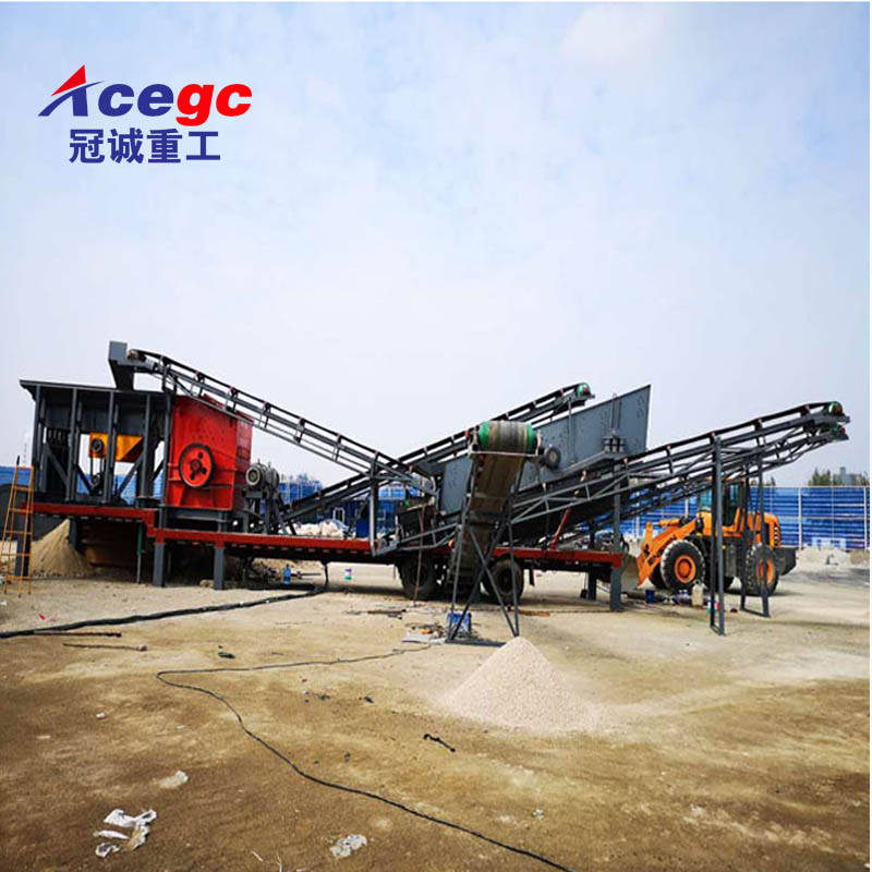 鹅卵石制砂生产线所需破碎设备以及生产线流程(图1)