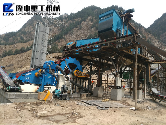 时产200吨的大中型洗砂设备价格多少？(图1)