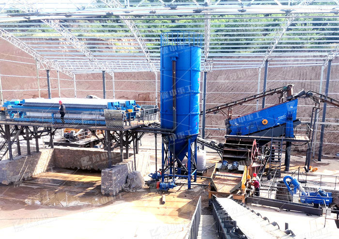 机制砂清洗回收，可选用细沙回收一体机(图1)