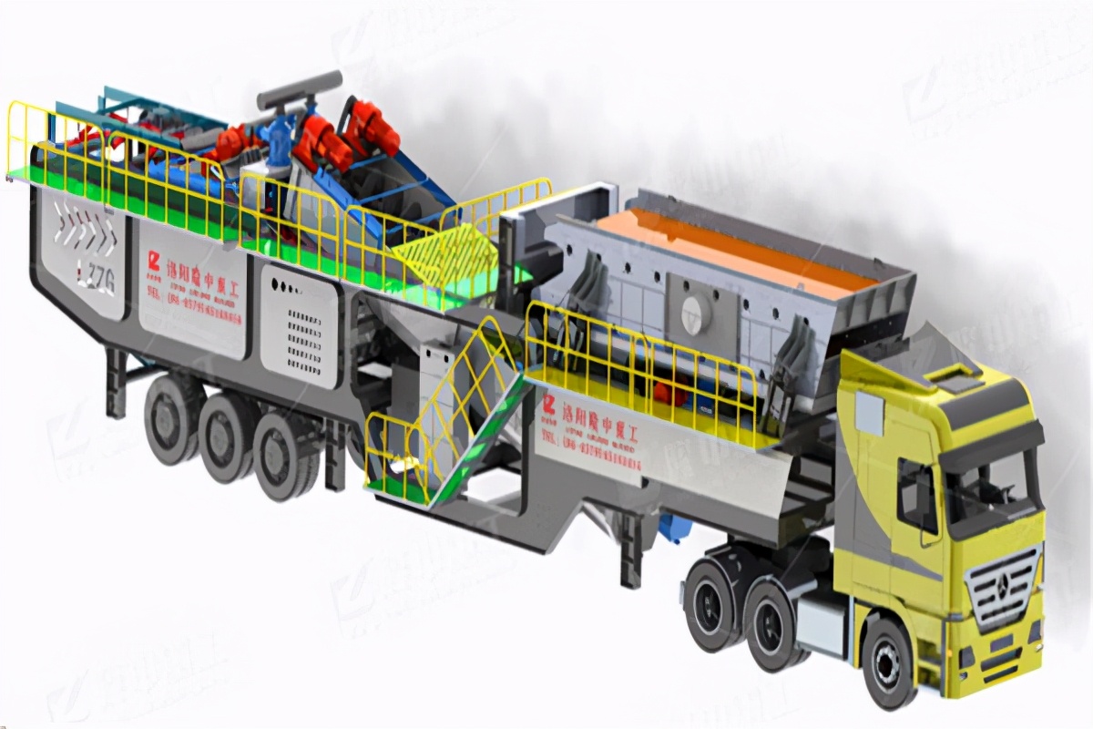 移动洗砂机颠覆传统洗砂生产线，开辟洗砂新出路(图1)
