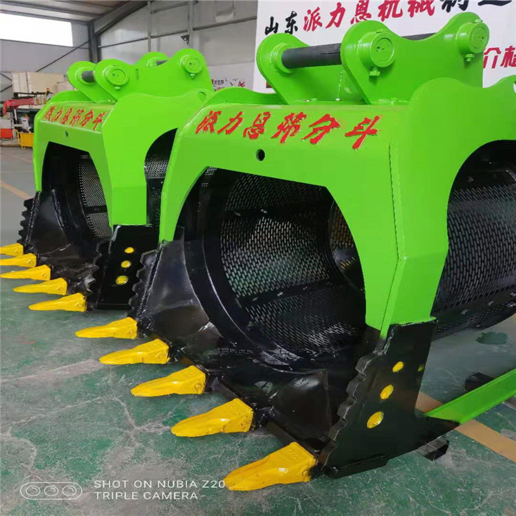 挖掘机筛分设备旋转筛分斗洗沙斗泥土砂石分离机(图8) 挖掘机筛分设备旋转筛分斗洗沙斗泥土砂石分离机(图8)