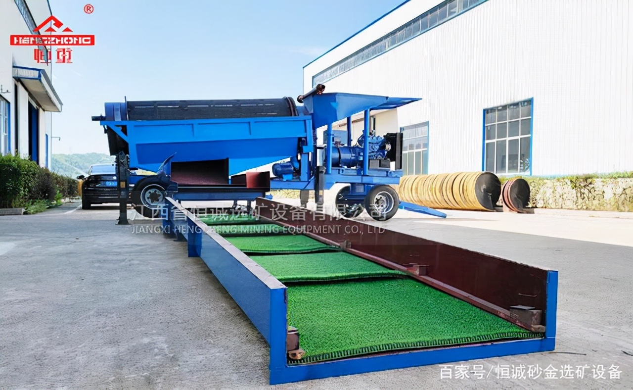 30年淘金经验老师傅告诉你，粘金草平板固定溜槽的正确使用方法(图1)