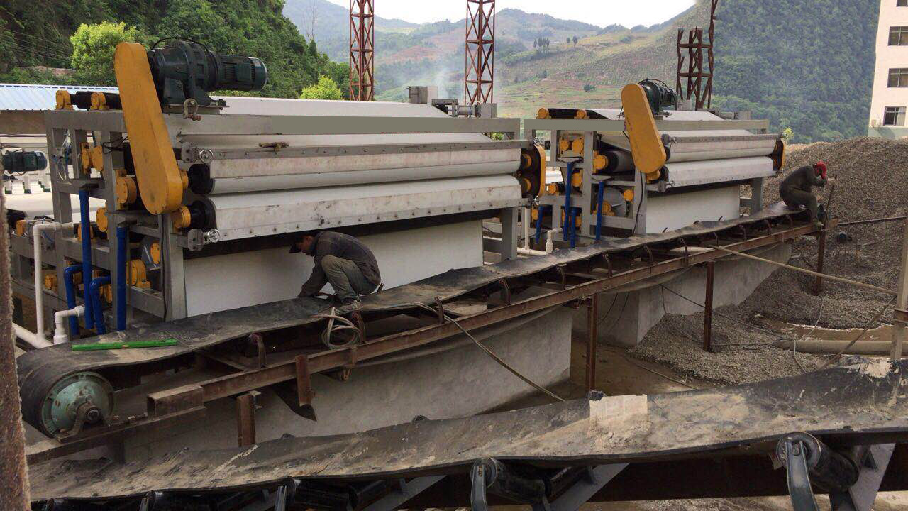 重庆巫山鹅暖石制砂污泥脱水工程(图17) 重庆巫山鹅暖石制砂污泥脱水工程(图17)