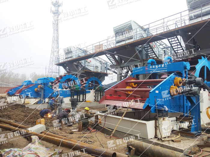 沙土洗砂生产线如何配置？洗砂机怎么选？(图1)