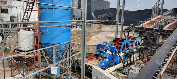 洗砂机的工作原理是什么？有生产现场没(图2)