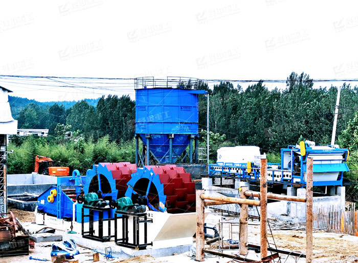 砂石生产线如何选用洗砂机？怎样清洗的(图1)