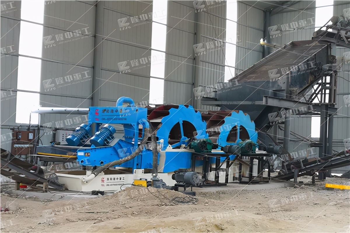 轮斗式洗砂机清洗能力强助力高品质沙子生产(图1)