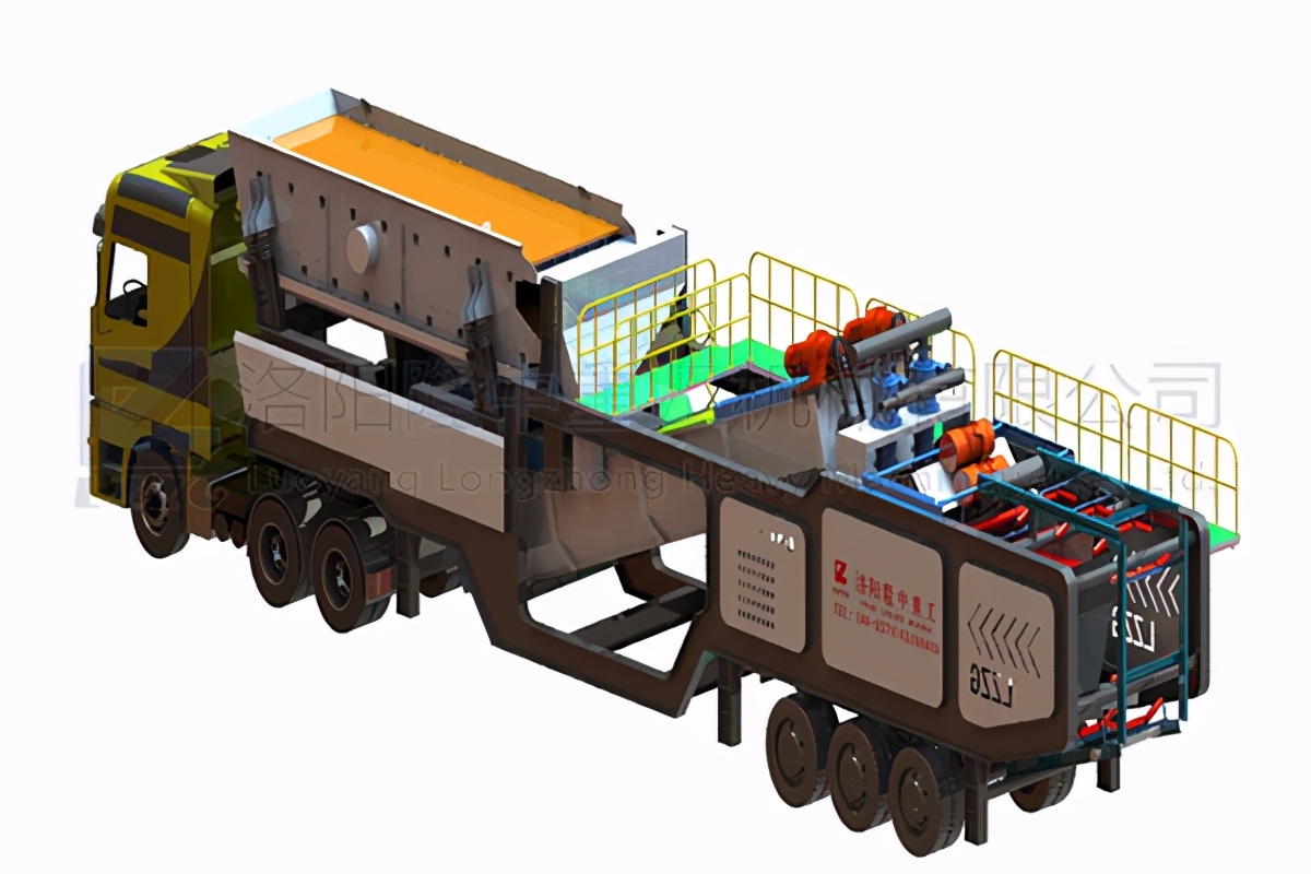 时产150吨移动洗砂机价格多少钱？移动洗砂机厂家推荐(图2)