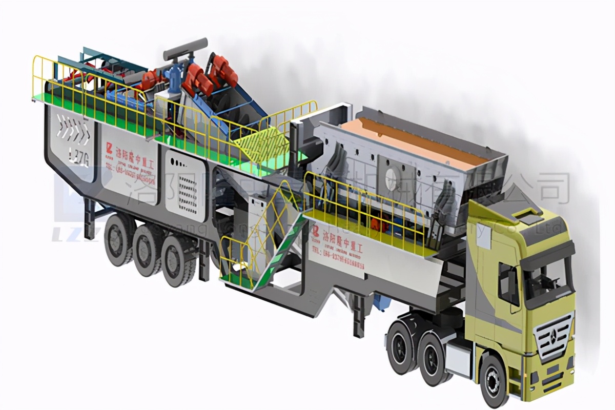 时产150吨移动洗砂机价格多少钱？移动洗砂机厂家推荐(图1)
