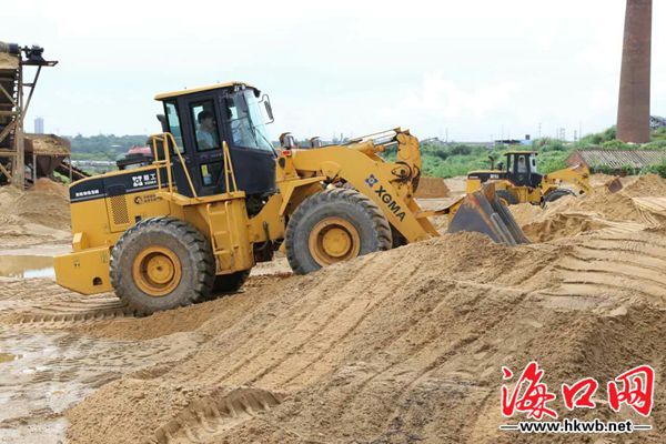 海口秀英区重拳整治4家非法洗砂场护卫绿水青山(图2)