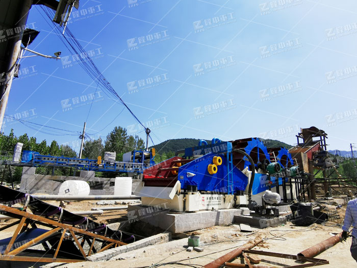 风化砂轮斗式洗沙机洗选效果好，产量高(图1)