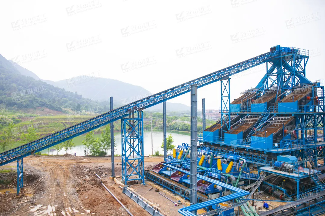 湖北武穴矿业洗砂回收零排放生产线投放生产中(图2)