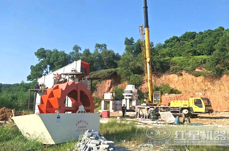 洗山沙用什么机器好？每小时可以洗多少吨沙子？(图1)