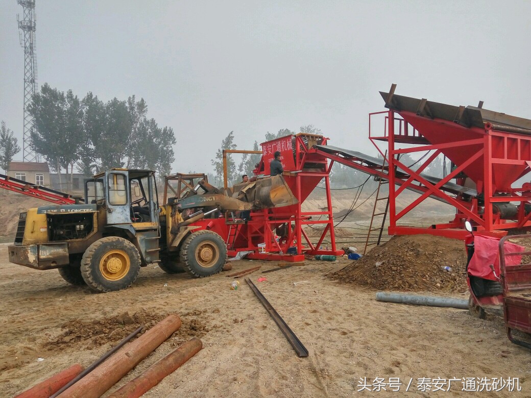 泰安广通机械已成为山东风化石制砂洗砂机重要生产企业之一(图2)