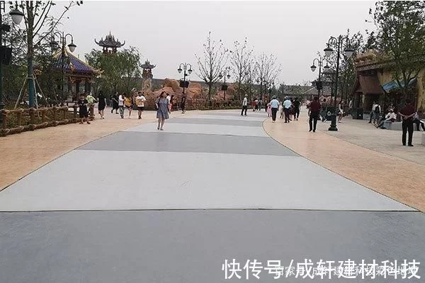 彩色混凝土洗砂艺术地坪施工单位(图5)