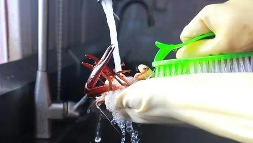 洗小龙虾，别只用刷子刷，学会这一招，脏东西自动跑光，太方便了(图3)
