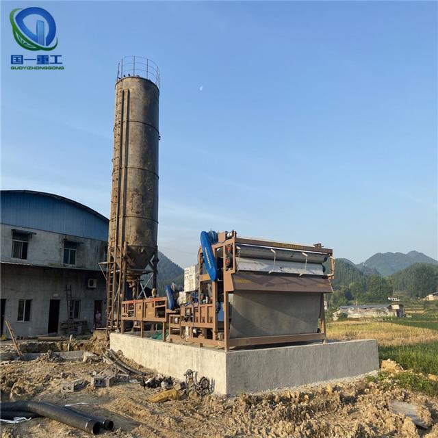 洗砂污泥处理流程带式压滤机泥浆处理(图1)