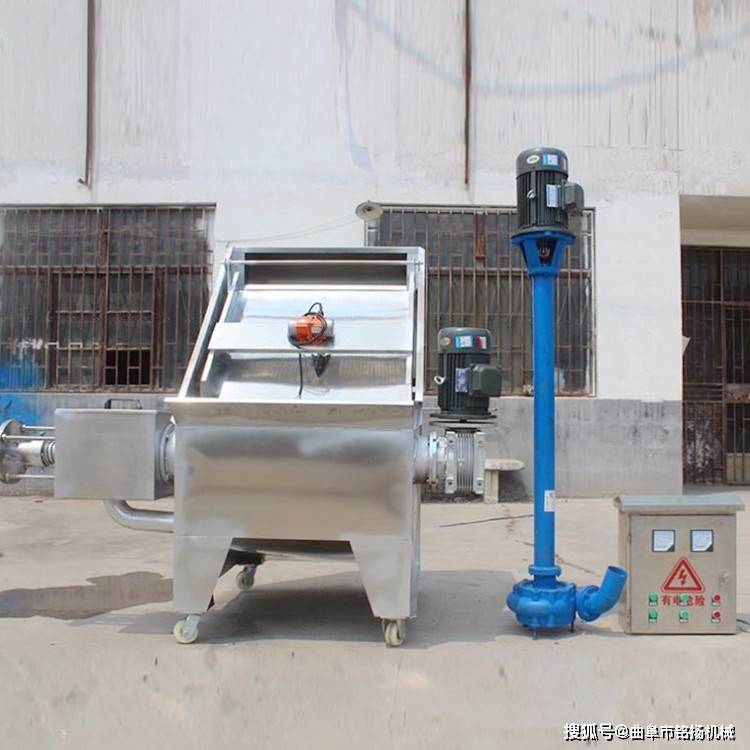 斜筛式牛粪干湿分离机鸭粪脱水机干湿粪便脱水设备(图3) 斜筛式牛粪干湿分离机鸭粪脱水机干湿粪便脱水设备(图3)