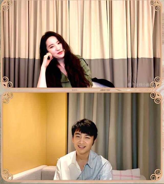 陈晓刘亦菲终于合体刘亦菲穿风衣尽显霸总范，陈晓不洗脸照样帅气(图3)