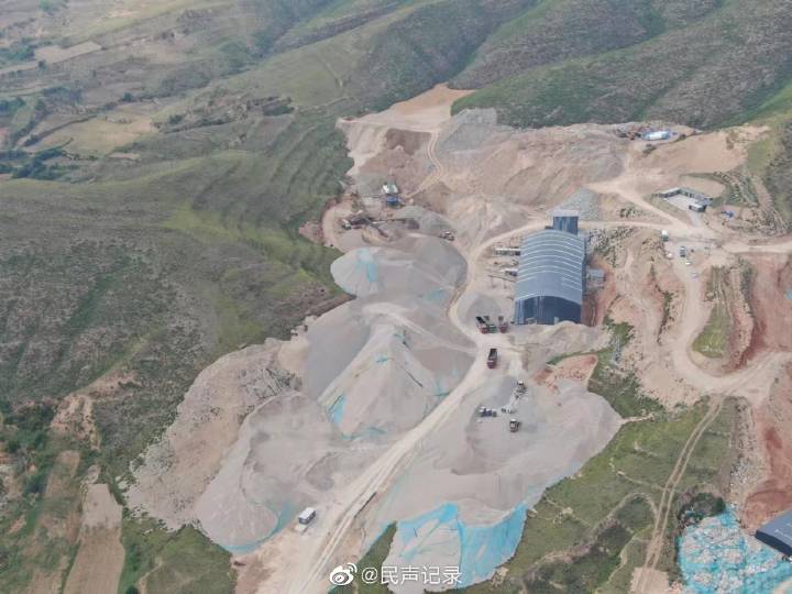 河北涞源县砂石料加工疑似散乱污长期违规生产无人监管(图1)