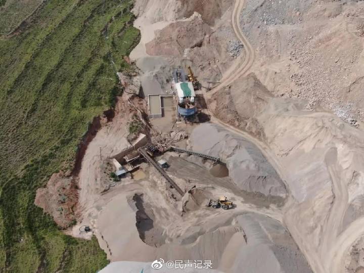 河北涞源县砂石料加工疑似散乱污长期违规生产无人监管(图3)