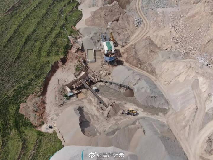 河北涞源县砂石料加工疑似散乱污长期违规生产无人监管(图2)