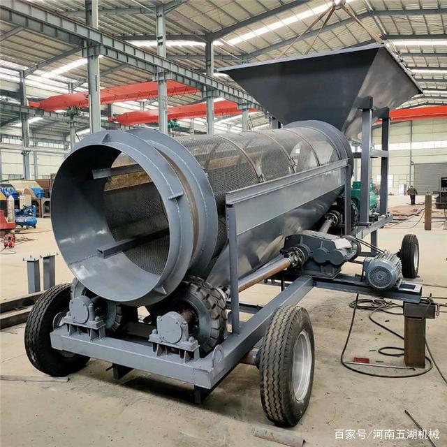 移动筛沙机设备，移动式无轴滚筒筛可靠吗？(图2)