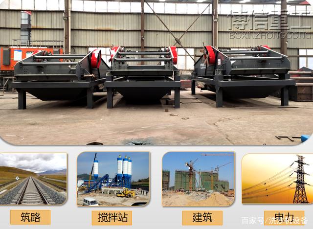 时产100-300吨水洗轮洗砂机脱水筛设备(图1)