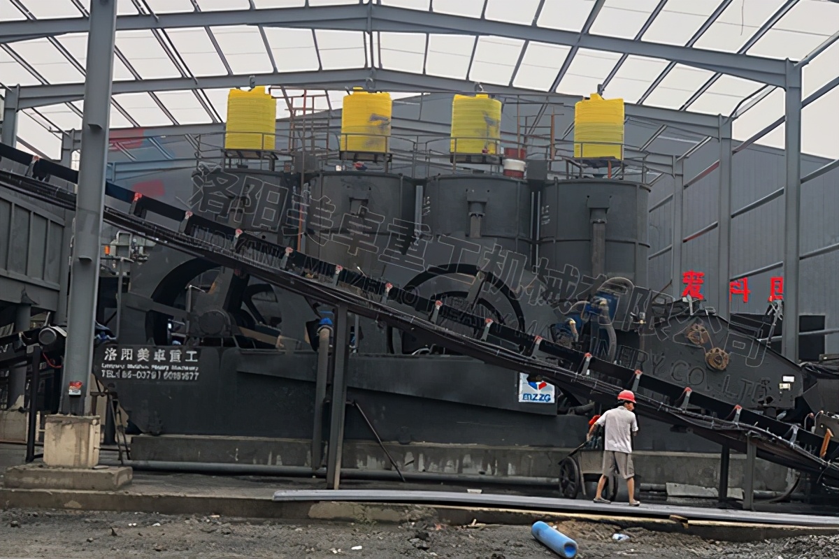 洗砂回收一体机工作原理及性能优势介绍(图2)