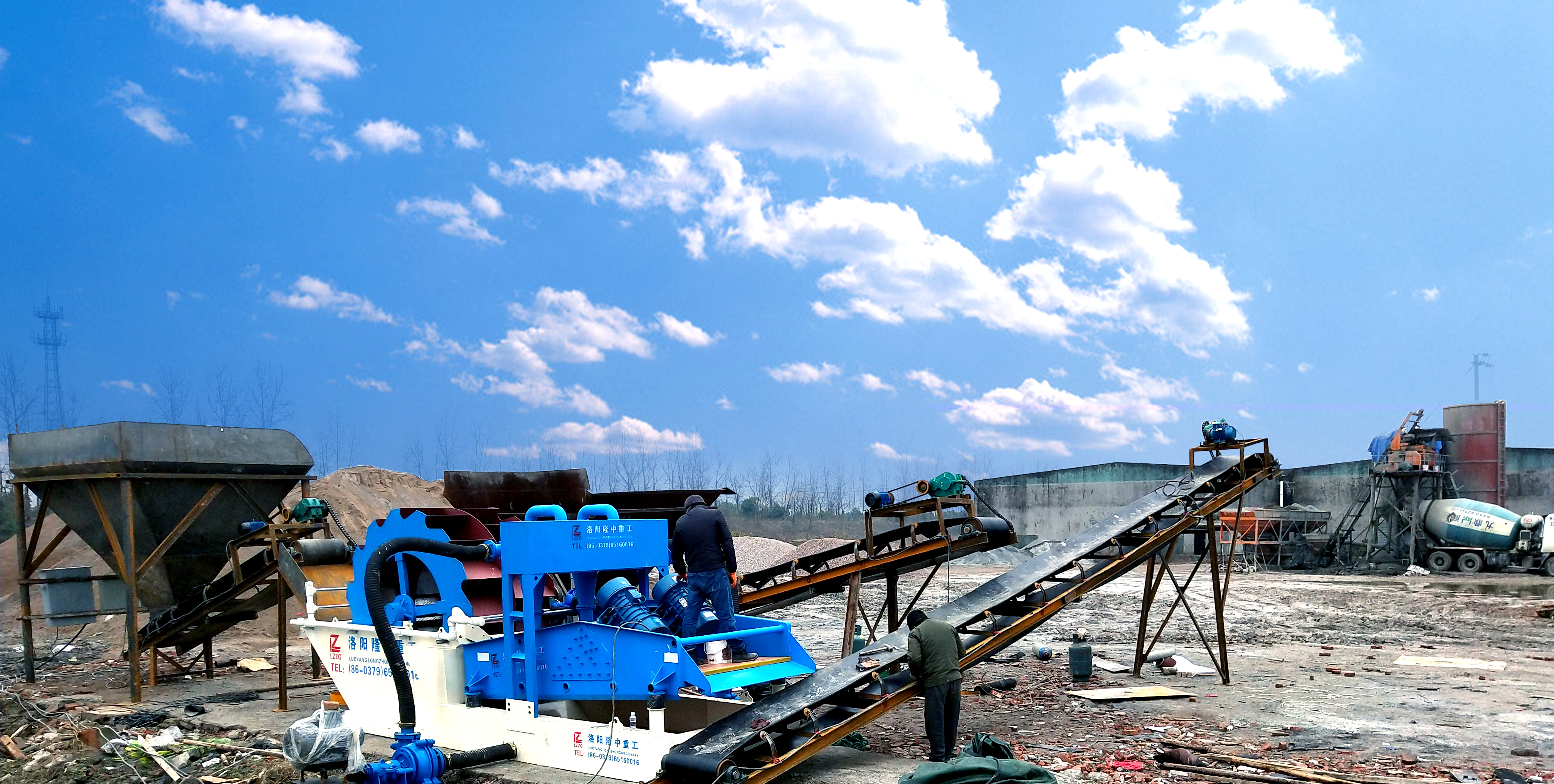 沙场泥浆如何处理？沙场泥浆脱水机多少钱？(图1)