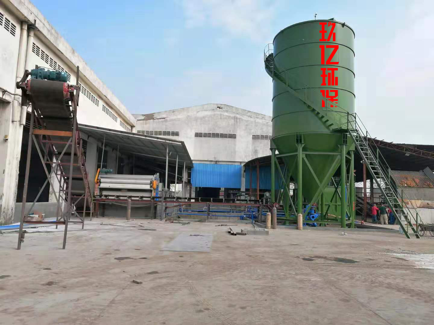 玖亿带式脱水机，专业销售洗砂泥浆脱水机，欢迎实地考察参观(图4)