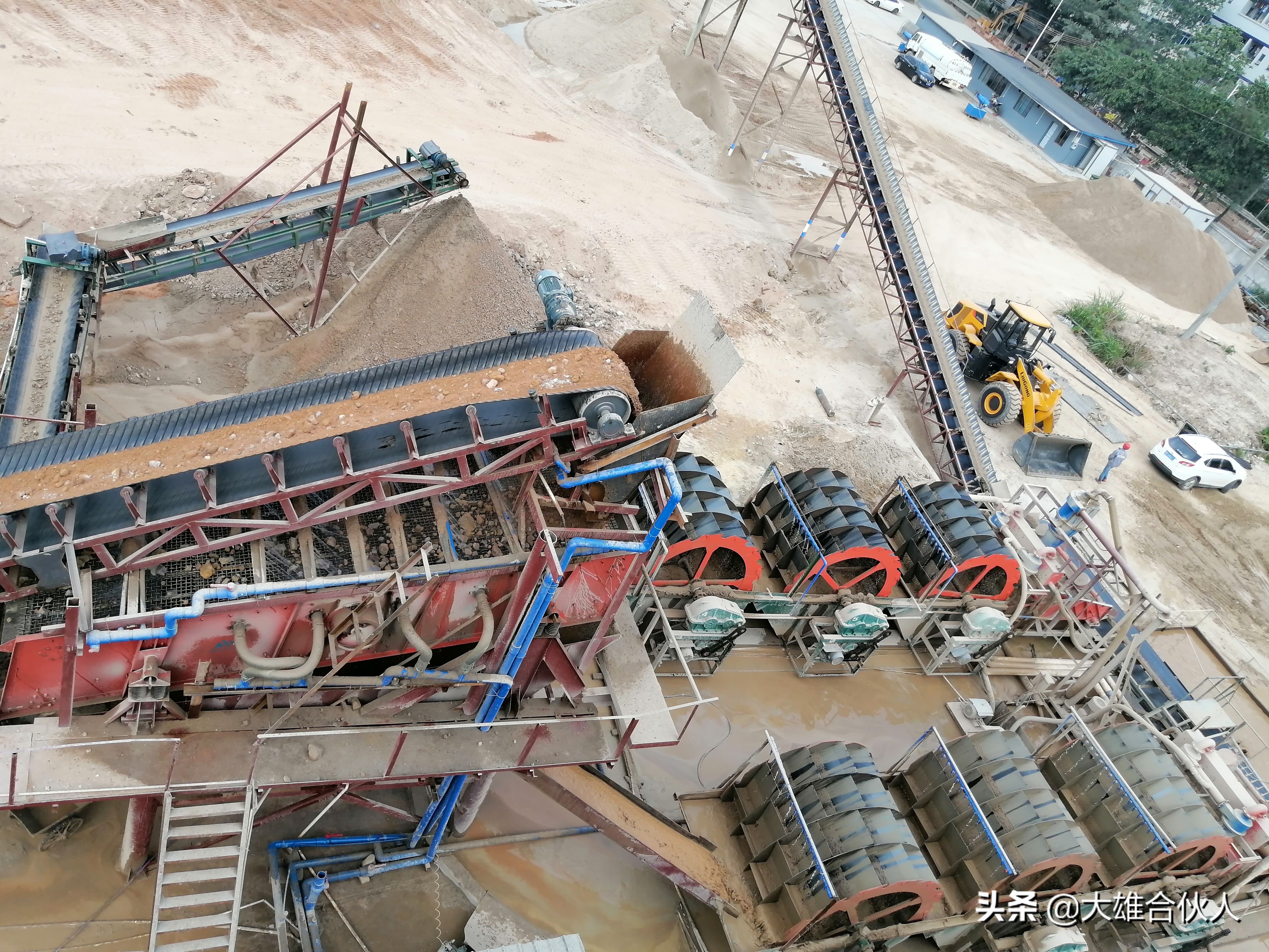 甘肃省洗砂场专用洗砂机和泥浆脱水机(图5)