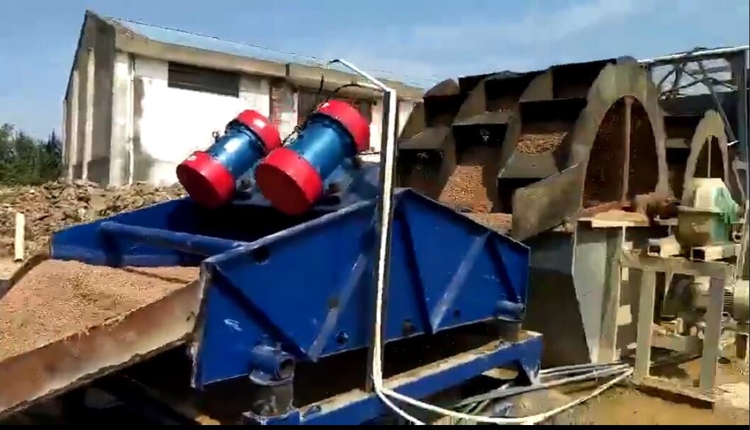 赣东矿机新型黄泥洗沙现场设备全自动环保小型6米螺旋式洗砂视频(图2)