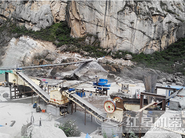 时产200吨石灰石制砂线甘肃陇南优质项目(图1)
