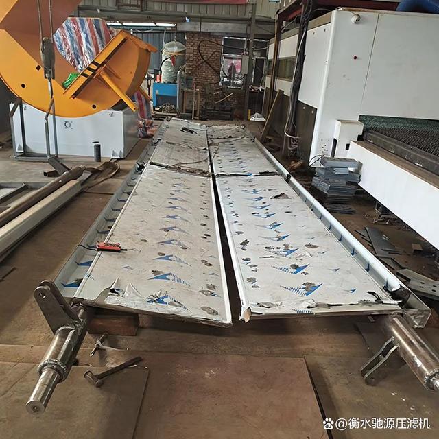 压滤机自动翻板、接水盘(图1)