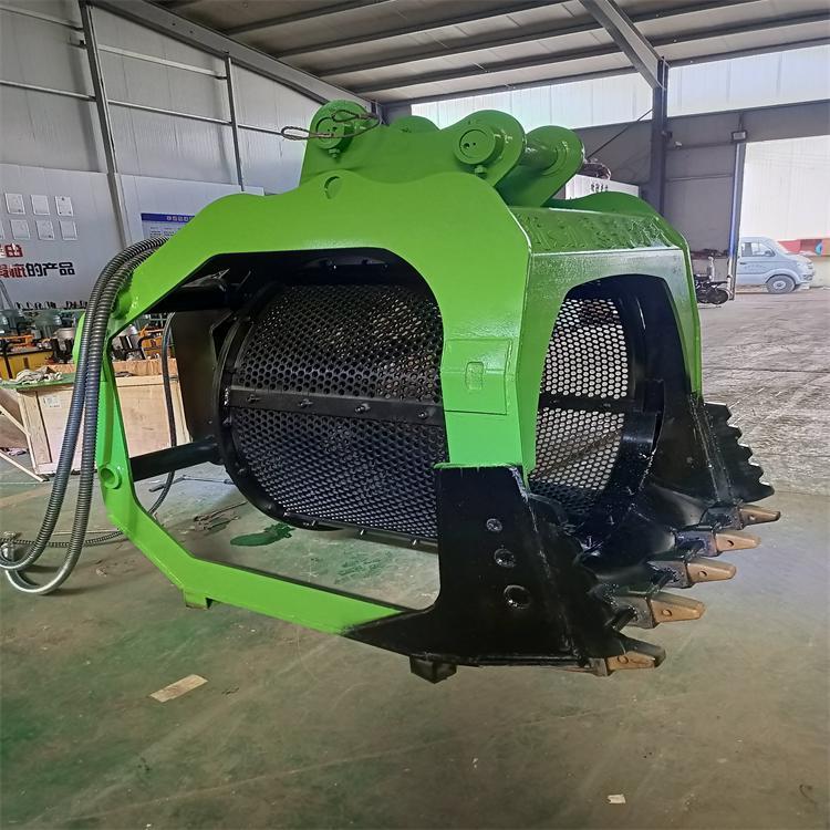 滚筒液压I56筛分挖斗Z4Z6建筑垃圾I872筛分处理设备(图3) 滚筒液压I56筛分挖斗Z4Z6建筑垃圾I872筛分处理设备(图3)