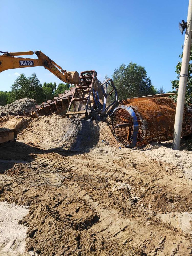 儋州市利剑行动重拳打击非法洗沙场(图2)