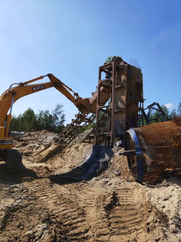 儋州市利剑行动重拳打击非法洗沙场(图3)