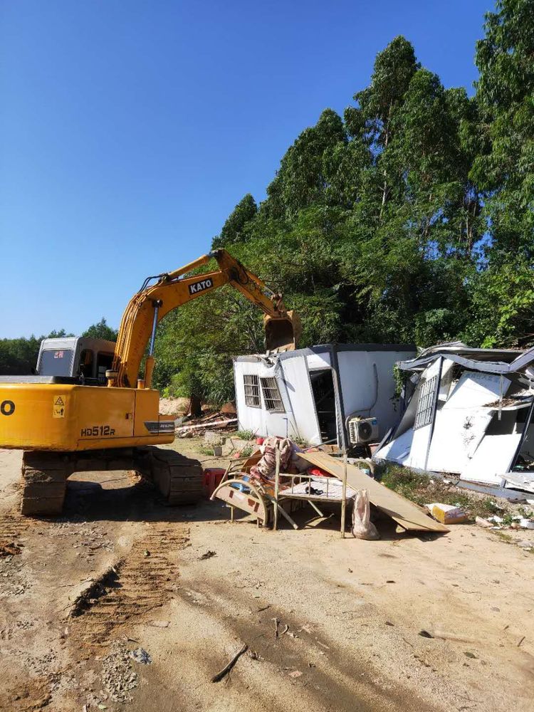 儋州市利剑行动重拳打击非法洗沙场(图4)