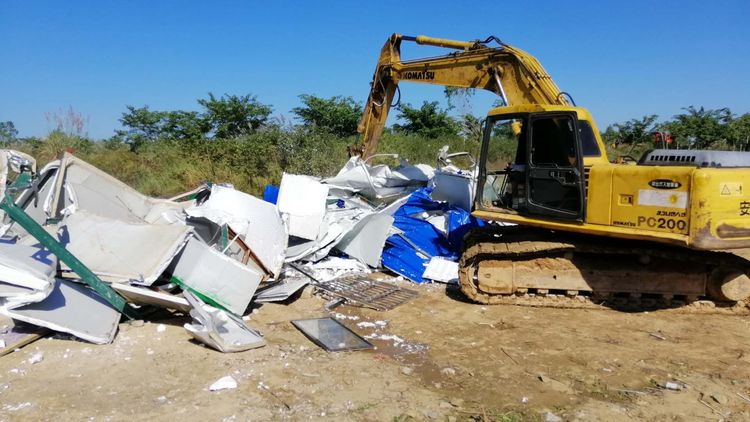 儋州市利剑行动重拳打击非法洗沙场(图21)