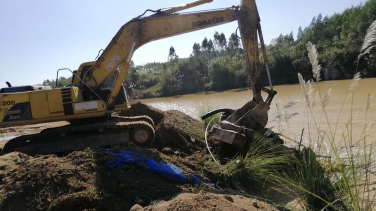 儋州市利剑行动重拳打击非法洗沙场(图23)