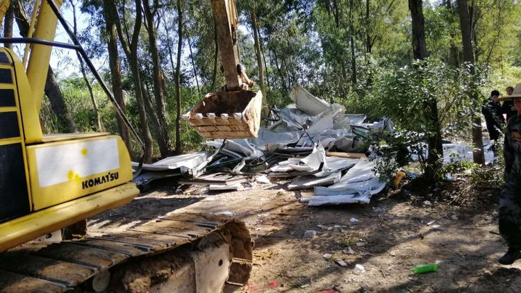 儋州市利剑行动重拳打击非法洗沙场(图24)