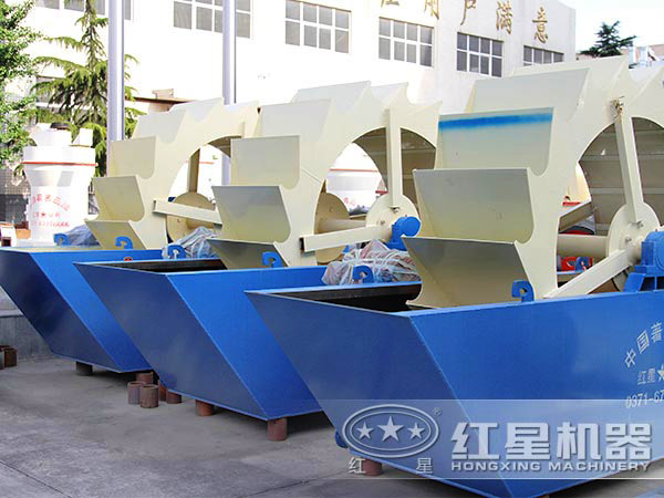 中小型沙子洗砂机，清洗砂石做的好！（10-50t）(图1)