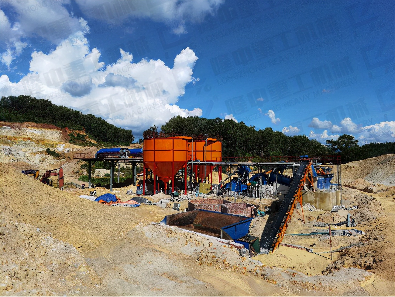 石粉洗砂机洗砂效果如何，能得到多少砂？(图1)