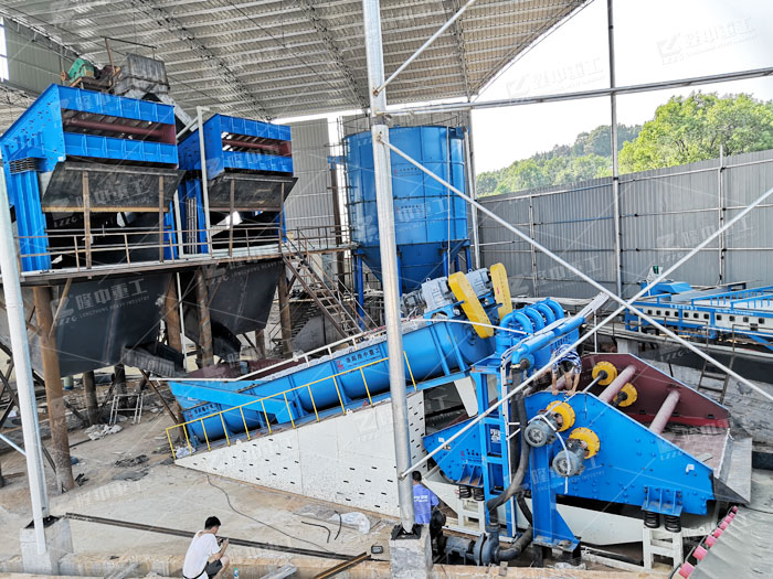 移动式河卵石洗沙机一台多少钱？效率高吗(图1)