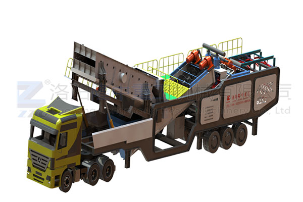 石料厂时产300吨移动洗砂机购买划算吗？(图1)